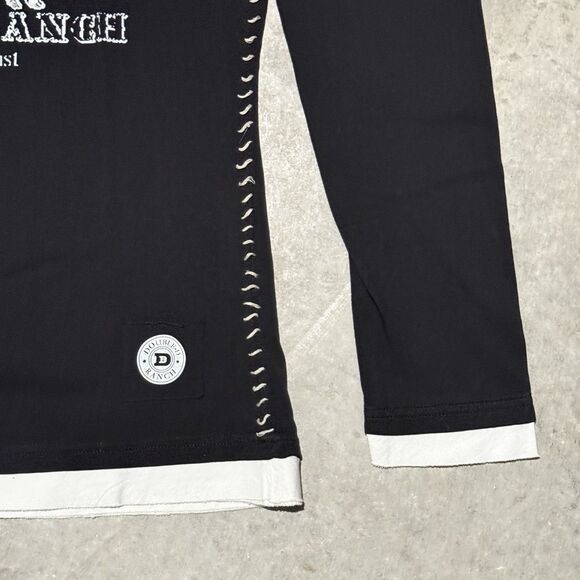 Double D Ranch Top Women Medium Patriotic Bald Eagle Embelished Western - Picture 8 of 10